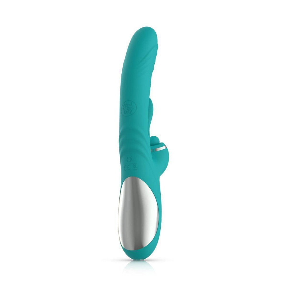 Вібратор-кролик Good Vibes Only - Lisa Thrusting Rabbit Vibrator with G-Spot Stimulator Sex Aura Київ - фото 4
