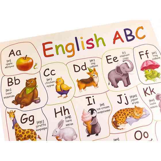 Плакат Англійський алфавіт 120499 Вінниця
