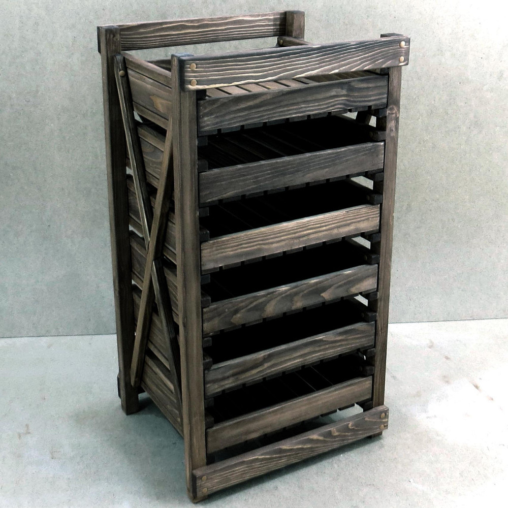 Стелаж для овочів і фруктів "Ровен 50" мокко Миколаїв - фото 1