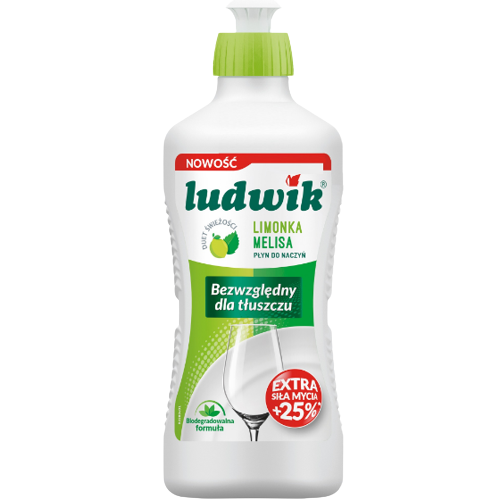 Засіб для миття посуду 450гр Лайм з мілісою Ludwik Житомир