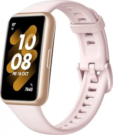 Б/У Розумний годинник фітнес-браслет HUAWEI BAND 7 NEBULA PINK з крокоміром монітор серцевого ритму Дніпро