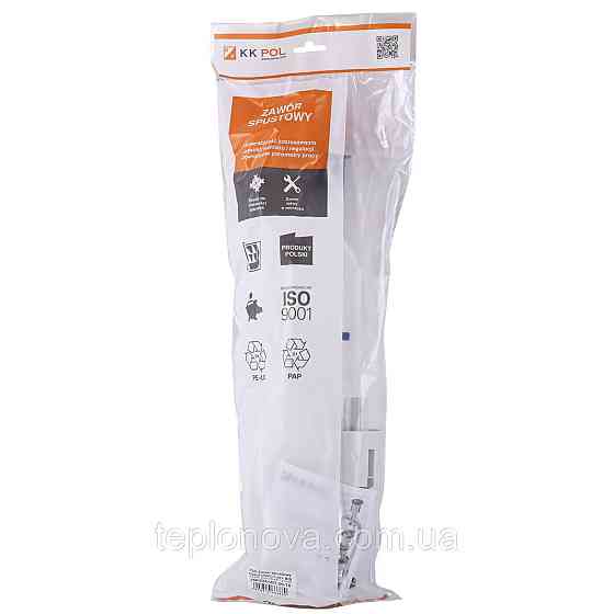 Двофункціональний зливний клапан K.K.POL ZSD/207, 3/6 л BIS (350/ZSD/207-00-T0) Чернівці