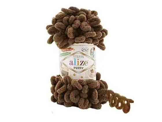 Пряжа Puffy 534 5шт/уп 100% Мікрополіестер 100г 9,2м ТМ ALIZE Київ