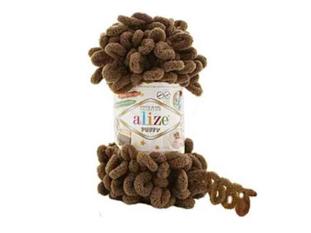 Пряжа Puffy 534 5шт/уп 100% Мікрополіестер 100г 9,2м ТМ ALIZE Київ - фото 1