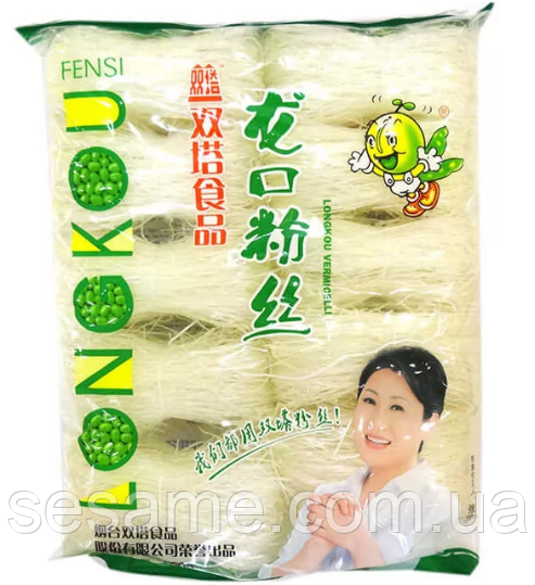 Фунчоза бобовая, стеклянная лапша Мунг бин Fensi 500г (Китай) Харьков - изображение 1