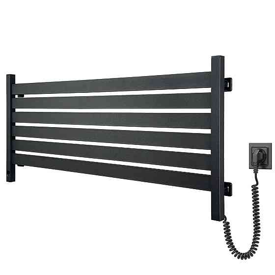 Електрична сушарка для рушників NAVIN Largo 1100х500 Sensor з Wi-Fi, широкий правосторонній, чорний муар Київ