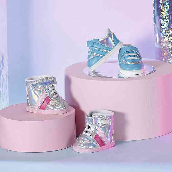 Взуття для ляльки Baby Born - Cріблясті кросівки Дніпро