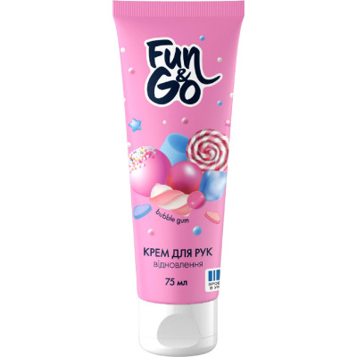 Крем для рук Fun&Go Bubble Gum 75 мл (4820204702014) Винница - изображение 1