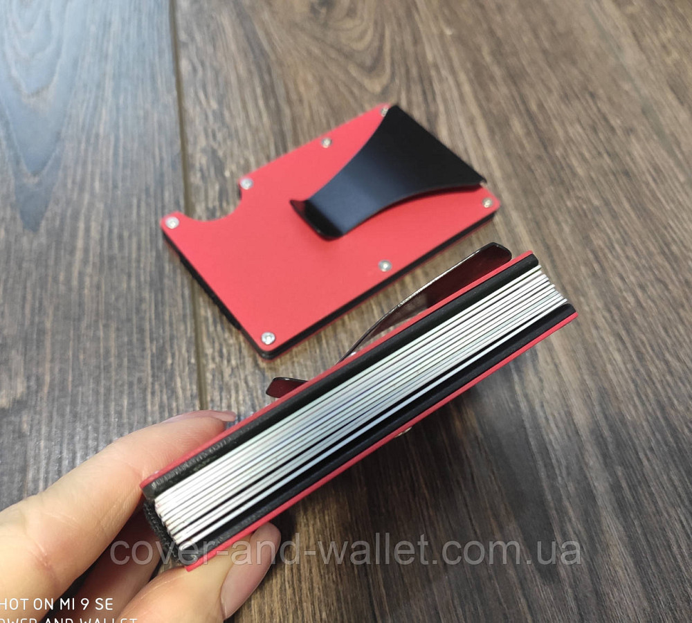 Металевий картхолдер затискач для купюр і карток Київ - фото 3