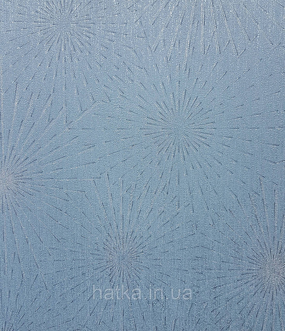 Шпалери вінілові на флізеліні AS creation The Bos 0.53х10 геометрія сережка сріблясті блакитні 3д Київ - фото 2