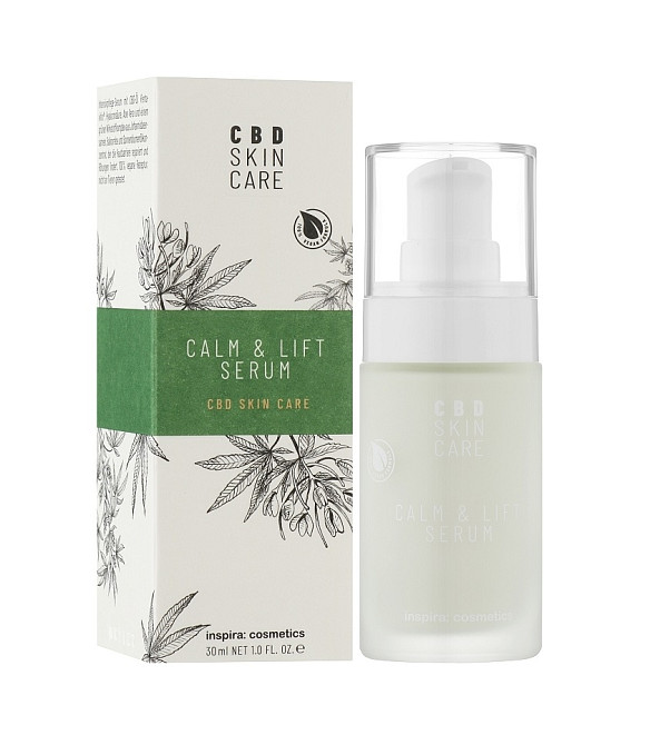 Сироватка з олією коноплі Заспокоєння та ліфтинг CALM LIFT SERUM CBD Skin Care Inspira 30 мл Київ - фото 2