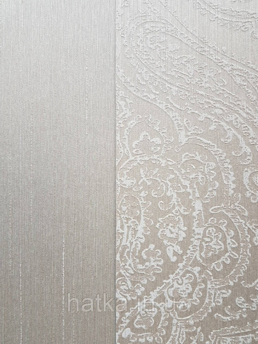 Текстильні шпалери на флізеліновій основі Cador Rasch Textil 076393 під дрібний бамбук бежевий квпучино мокко Київ - фото 2