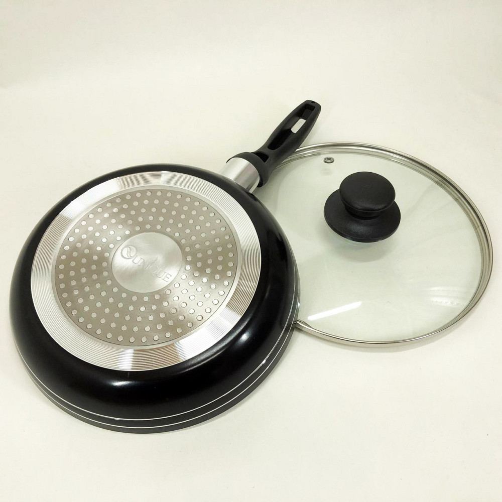 Сковорода антипригарна індукційна, Сковорода для індукційних варильних панелей фірмова ES-83 Львів - фото 3