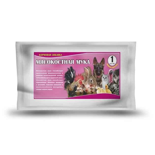 Кормова добавка Борошно М'ясо кісткове 1 кг Круг Вінниця - фото 1