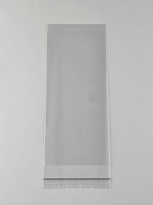 Пакеты БОПП для упаковки полипропиленовые с клейкой лентой 9,5*22,5+3\25мк +скотч (1000 шт) Харьков - изображение 1