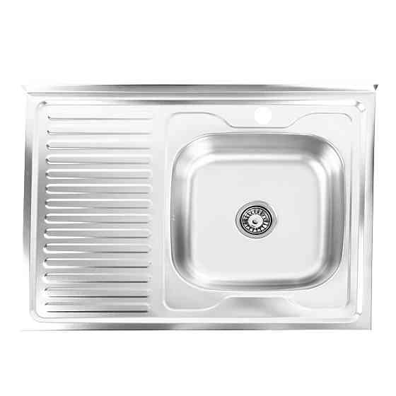 VALESO Кухонна мийка з нержавіючої сталі Valeso САТИН 8060 R (0,7/160 мм) Київ