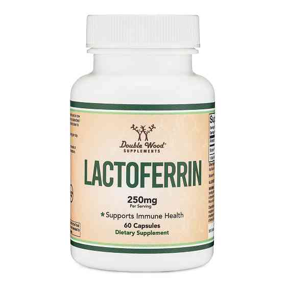 Лактоферрин Double Wood Lactoferrin 250 mg, 60 capsules Луцк