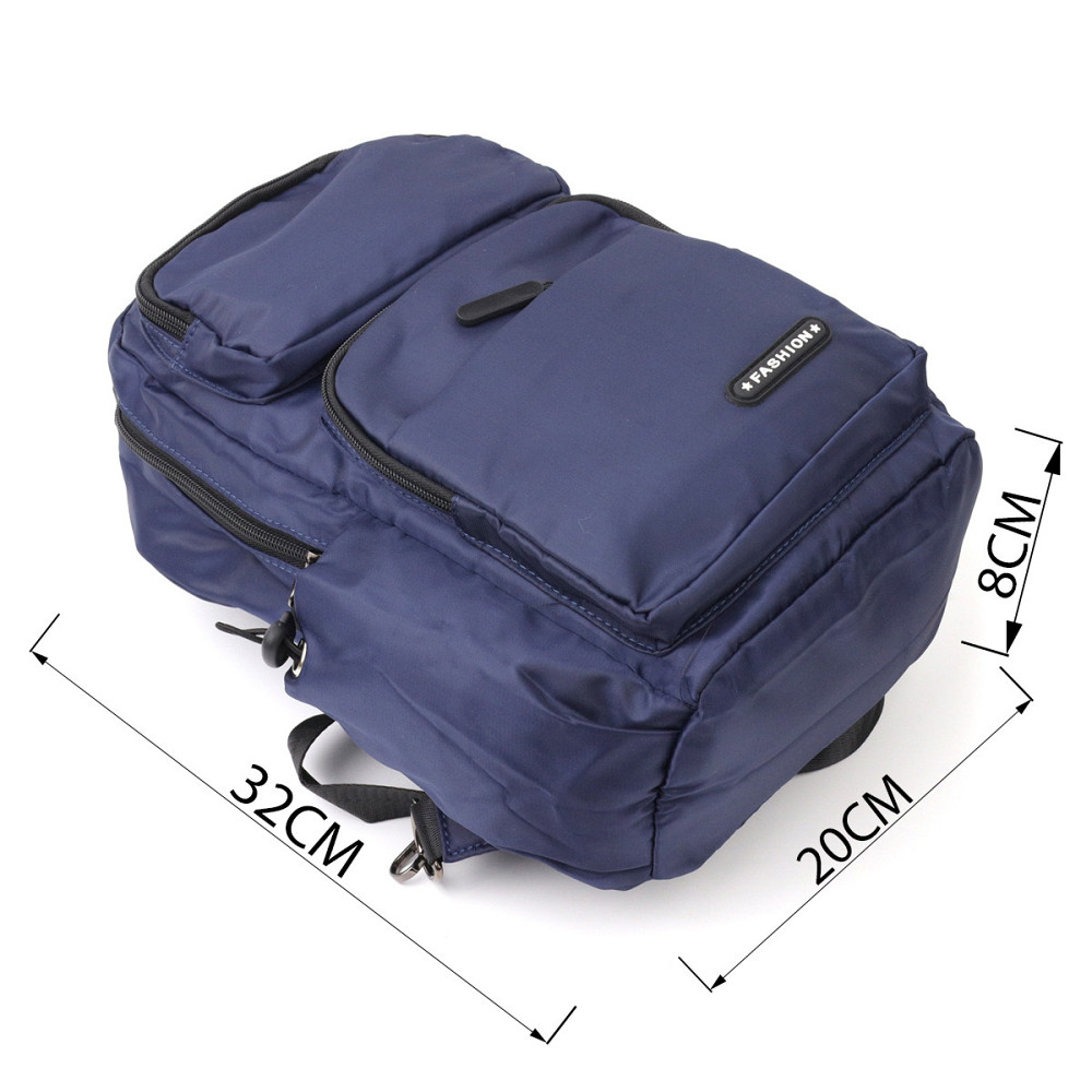 Многофункциональный мужской текстильный рюкзак Vintage 20575 Синий Киев - изображение 3