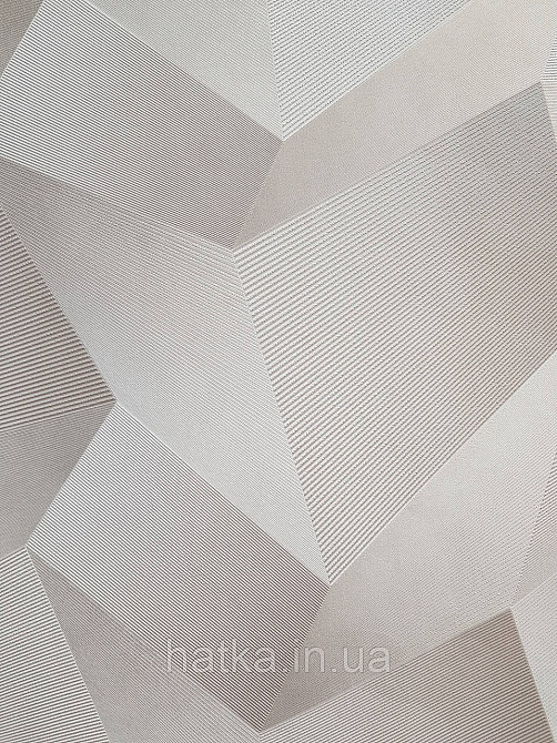 Шпалери метрові вінілові на флізеліні Sintra Vila геометрія фігури 3д коричневі бежеві сріблясті 534625 Київ - фото 1