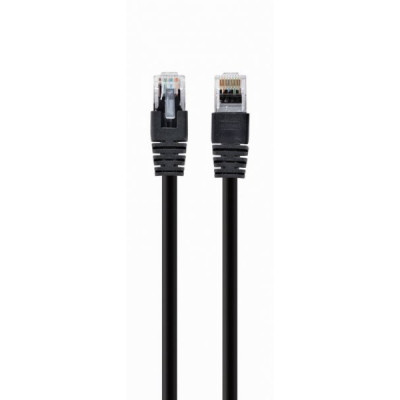 Патч-корд 3м UTP cat 6 CCA black Cablexpert (PP6U-3M/BK) Винница - изображение 1