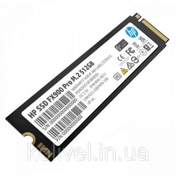 SSD 512GB M.2 HP FX900 Pro PCIe 4.0 x4 NVMe 1.4 2280 TLC 3D V-NAND (4A3T9AA) Киев