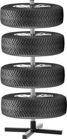 Стойка для хранения шин (подставка для колес) Garden Line на 4 шт, максимальная нагрузка – 100 кг (Польша) Киев