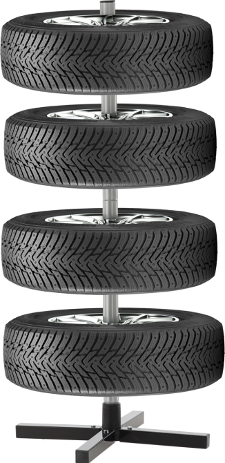 Стойка для хранения шин (подставка для колес) Garden Line на 4 шт, максимальная нагрузка – 100 кг (Польша) Киев - изображение 3