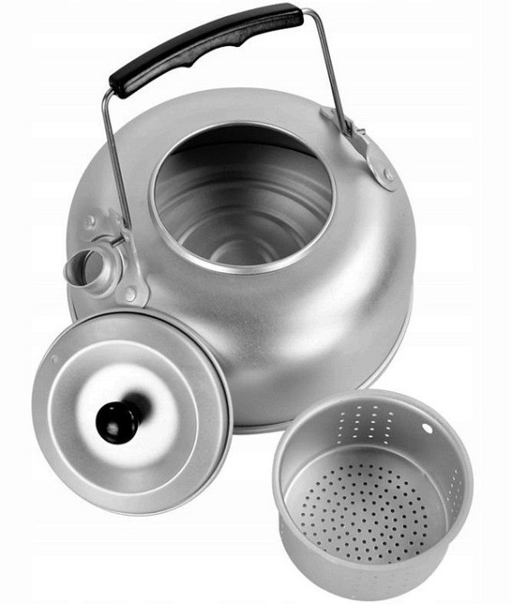 Набір Туристичного Посуду з Чайником на 6 персон Mil-Tec від Sturm (14661000) Алюміній Нововолинськ - фото 4