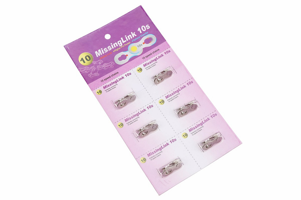 Замок ланцюга MTB 10зв. на блістері (6шт к-кт), сріблястий Київ - фото 1