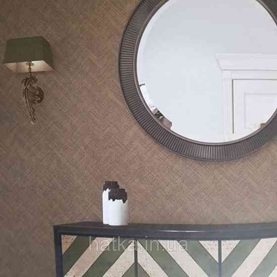 Обои виниловые на флизелине AdaWall Beta 1.06x10 коричневые геометрия полоски рисунок бронзовый 1102-5 Киев