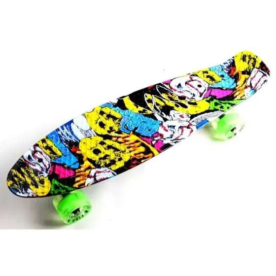 Пенни борд скейтборд Penny Board Fish Skateboards 22" ABEC-7 с светящимися колесами Коломыя