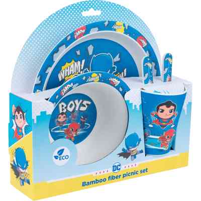 Набор детской посуды Kite DC из бамбука 5 предметов (DC22-313) Винница