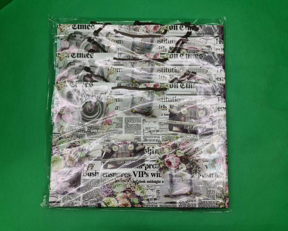 Паперовий великий горизонтальний пакет 36/22/10 (артBG-100) (12 шт.) Харків - фото 3