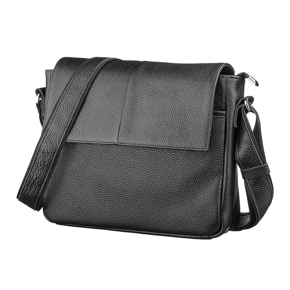 Сумка SHVIGEL 11131 кожаная Черная Киев - изображение 7