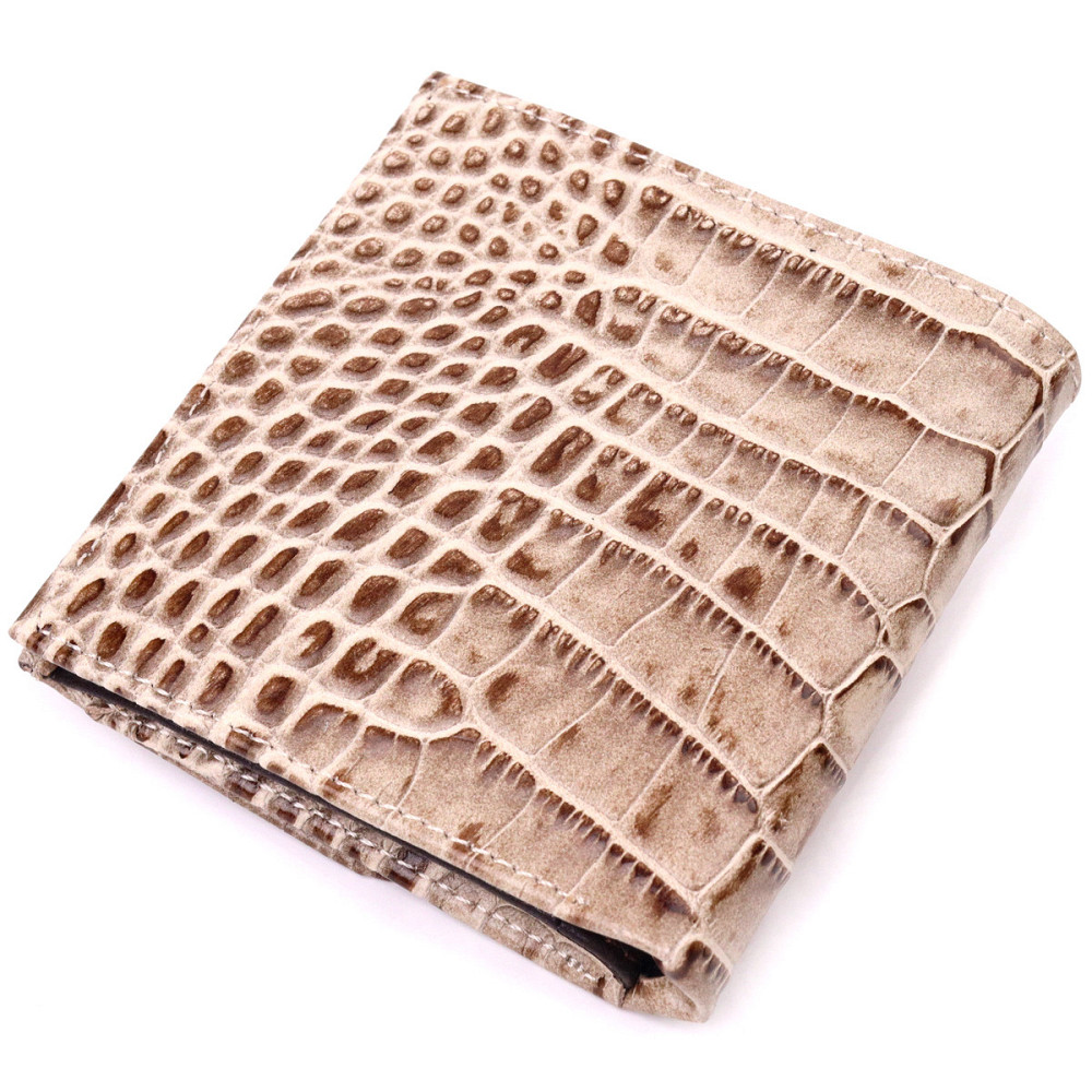 Оригинальный женский кошелек из натуральной кожи под крокодила KARYA 21314 Разноцветный Киев - изображение 2