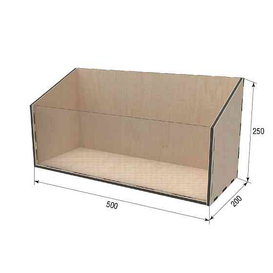 Коробка EKOSTAR из фанеры 500х200х250 Киев