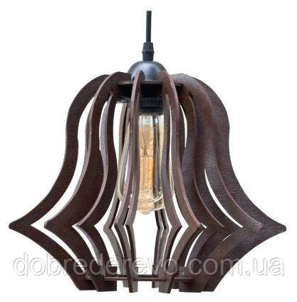 Люстра лофт, LOFT дерев'яні люстри лофт, підвіс, Світильник Loft Вижниця - фото 1