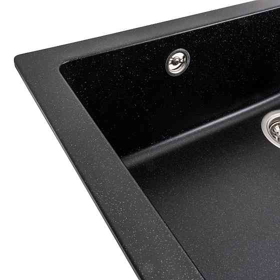 PLATINUM Гранітна мийка для кухні Platinum 7945 Paruana матова Чорний металік Київ