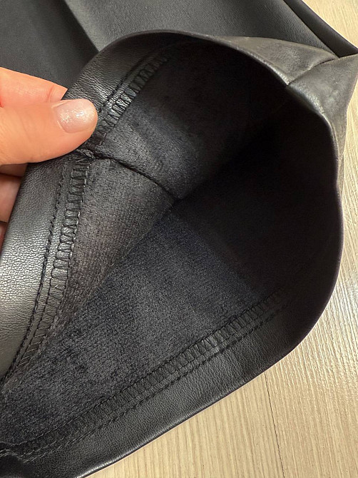 Брюки жіночі Gritana 201 з екошкіри прямі зі стрілкою чорні, чорний, M Київ - фото 14