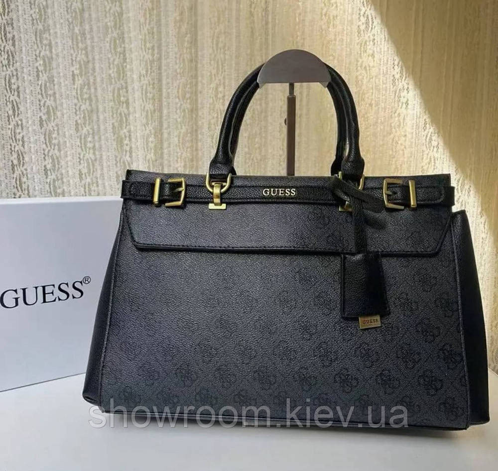 Женская брендовая сумка Guess (842607) серая Киев - изображение 1
