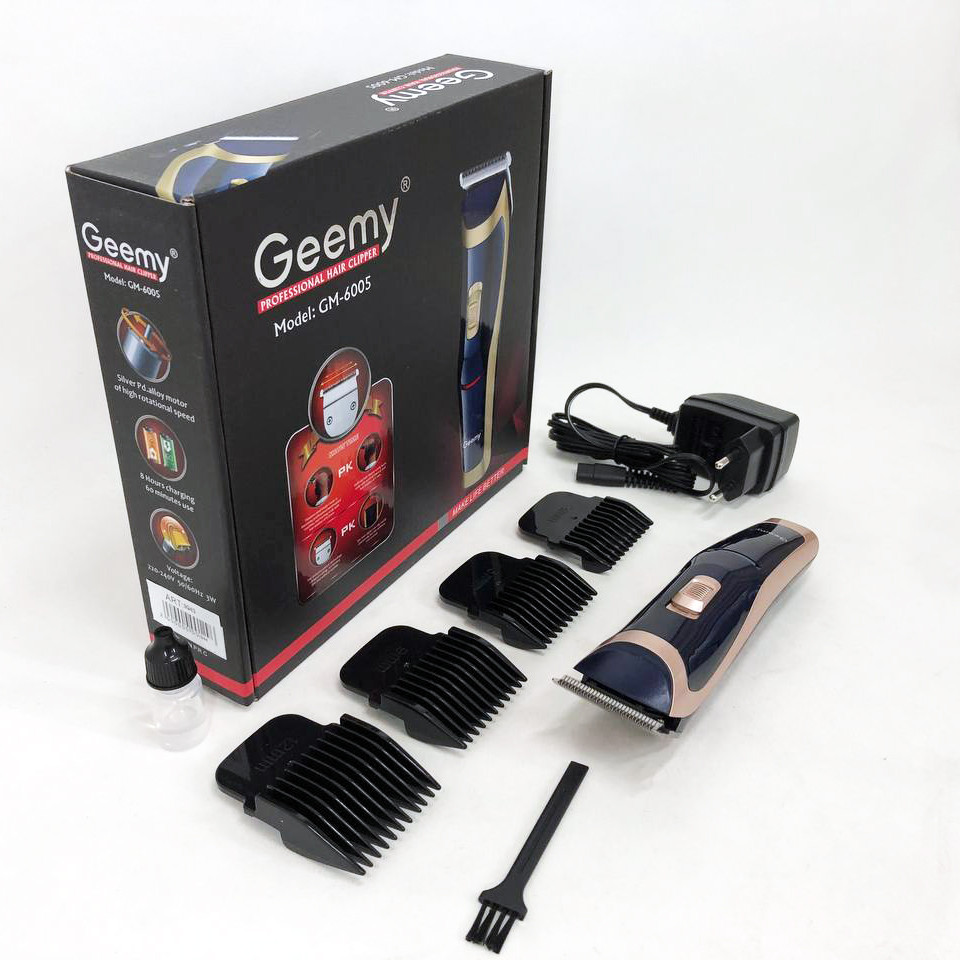Професійна машинка для стрижки волосся та бороди Gemei GM-6005, Надійна машинка для стрижки DB-77 Львів - фото 13