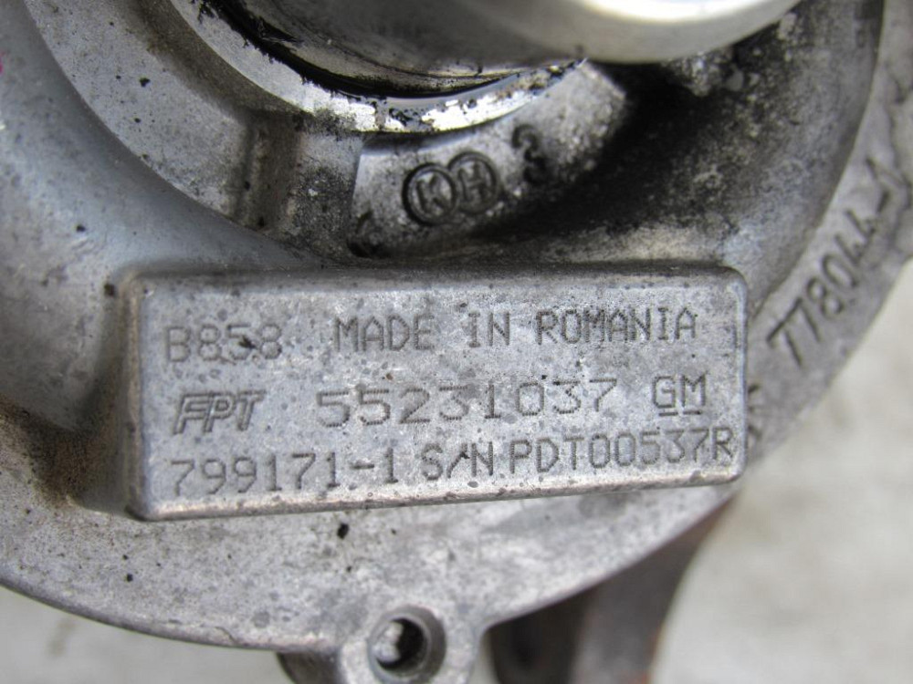 Турбіна Fiat Doblo 1.3 Mjtd 2010-2015 (55231037) Ковель - фото 2