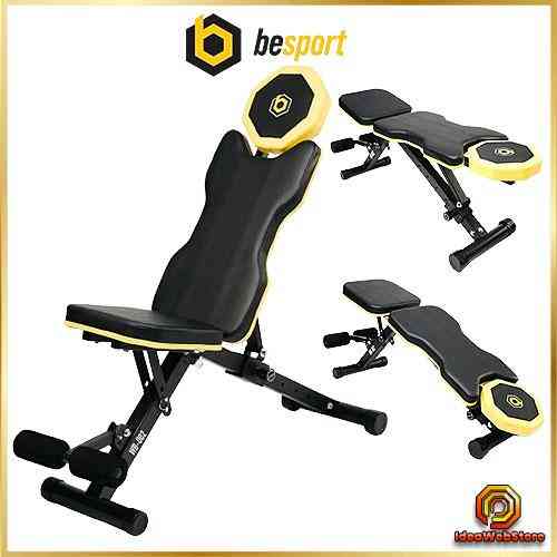 Тренувальна лава для дому та спортзалу регульована з розкладною Спортивна лава для жиму та преса Besport Київ