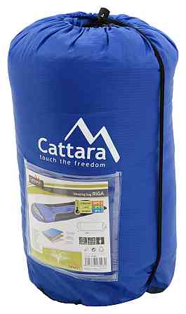 Спальный мешок Спальник туристический одеяло с капюшоном CATTARA 
