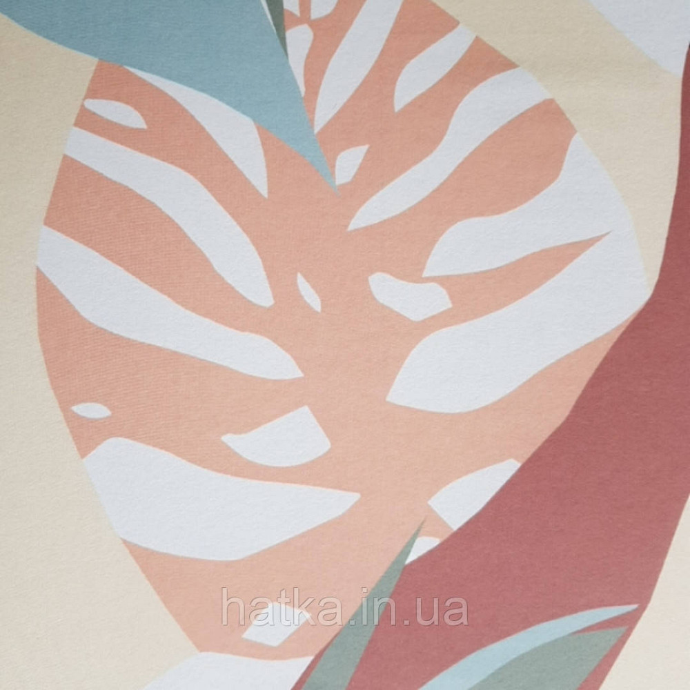 Шпалери вінілові на флізелін Petite Fleur 4 Rasch Texti 288697 на синьому тлі червоні птиці бірюзові квіти Київ - фото 4