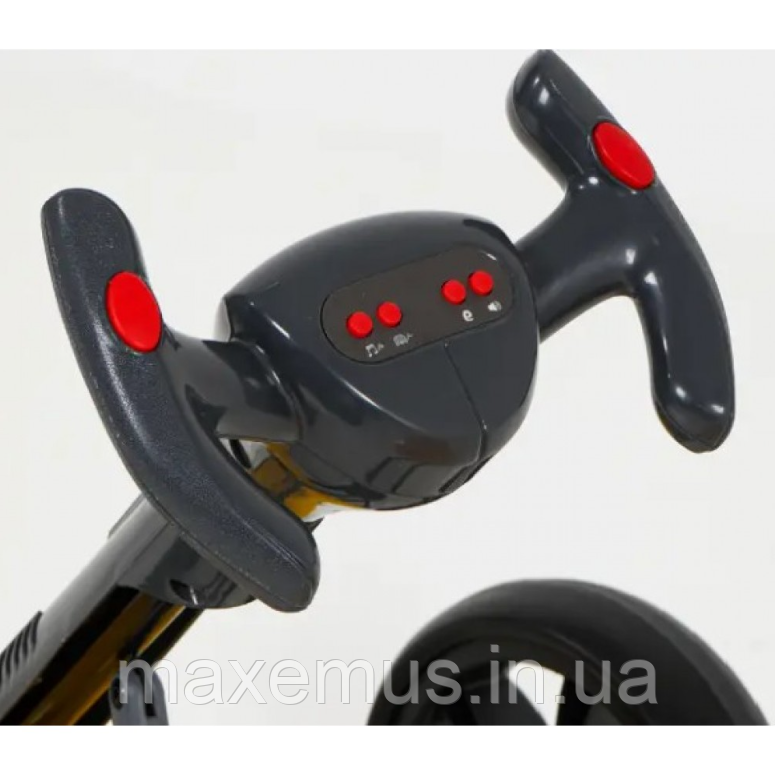 Электрокарт детский Spoko SP V 1 7 (6V, 4.5Ah) с пультом управления карт электрический детский EVA-колеса желтый Мостиска - изображение 12