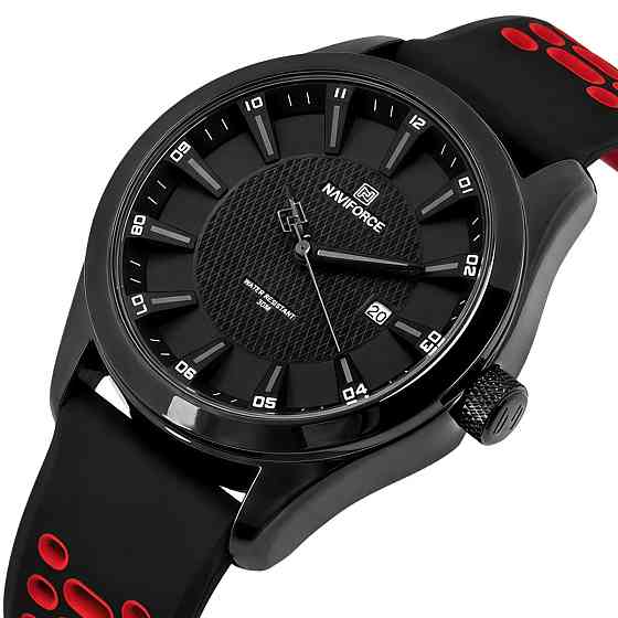 Годинник чоловічий наручний Naviforce Perfect Flex Red (2 ремінці) Вінниця
