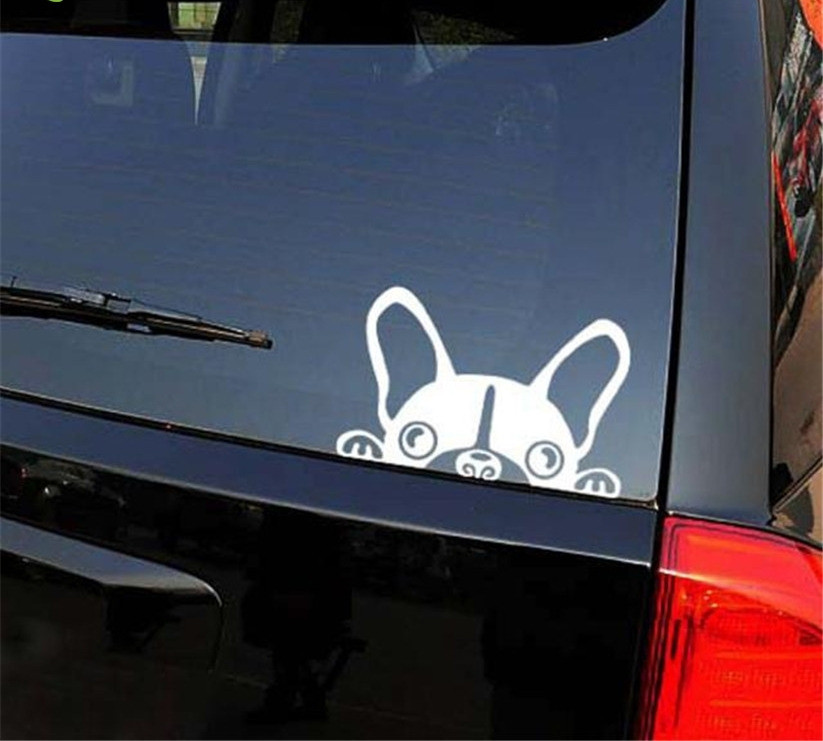 Наклейка на авто Собака светоотражающая Тюнинг авт Киев - изображение 7
