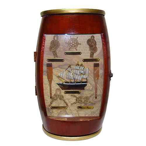 Ключниця для дому в морському стилі Човен Київ