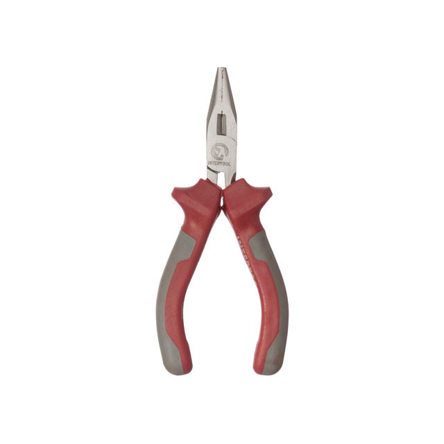 Довгогубці прямі 115 мм, прецизійні, комбіновані рукоятки INTERTOOL NT-0102 Київ - фото 3